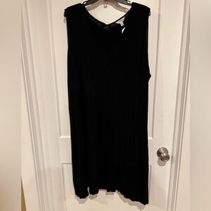 3X Black Swing Dress